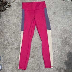 Hot Pink Powerhold Leggings with Side Pocket